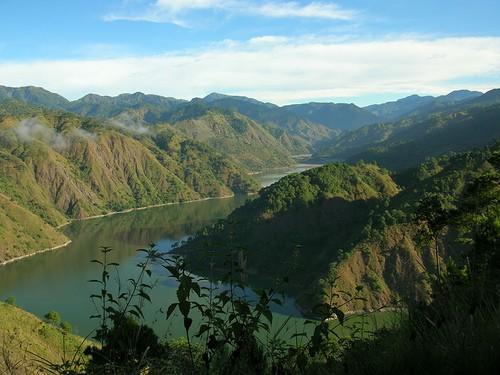 Agno river in the Philippines
